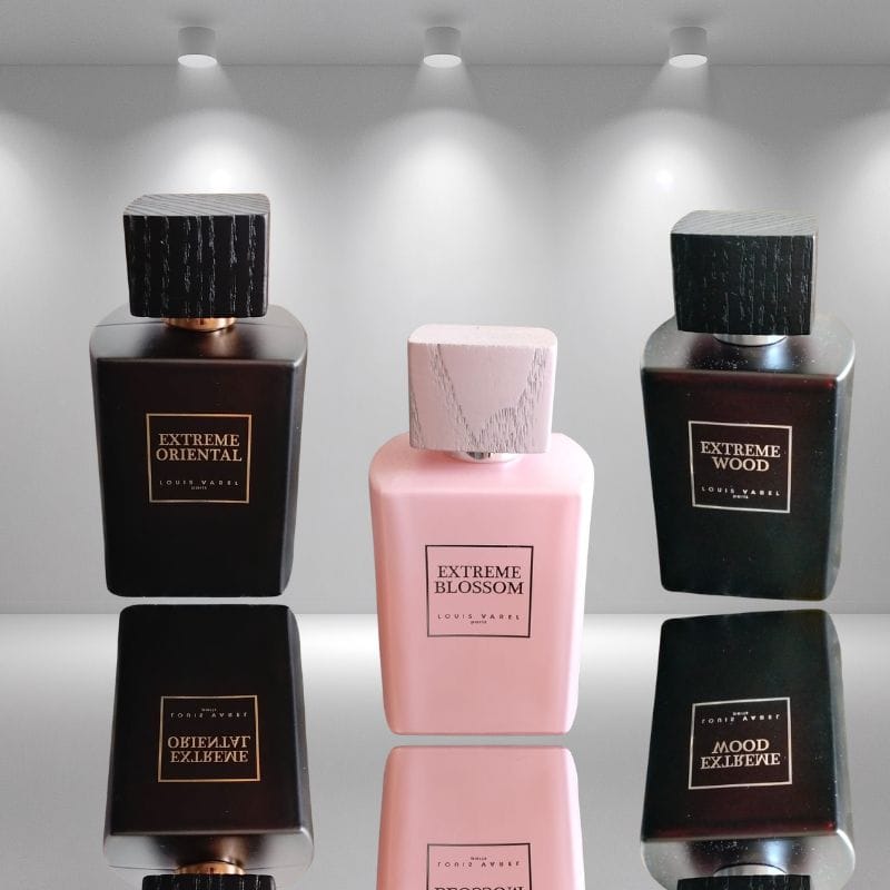 Combinazione layering Louis Varel Extreme Blossom, Oriental e Wood: l