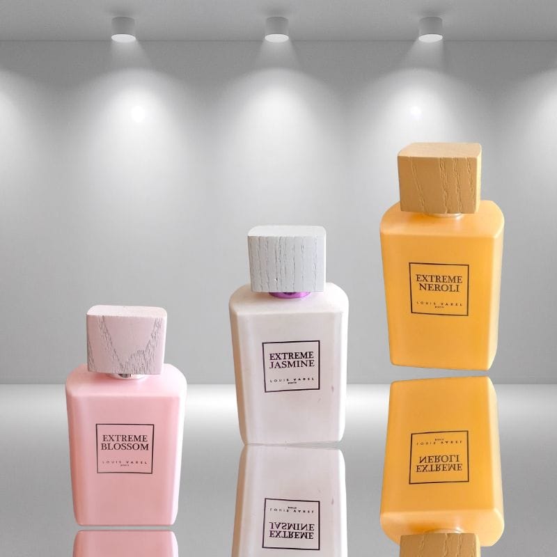 Mix layering Louis Varel Extreme Neroli, Jasmine e Blossom: il bouquet fiorito ispirato a J